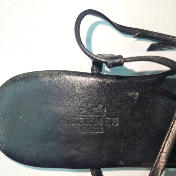 Hermès Black Leather Womens Size 36 - Picture 2 of 8